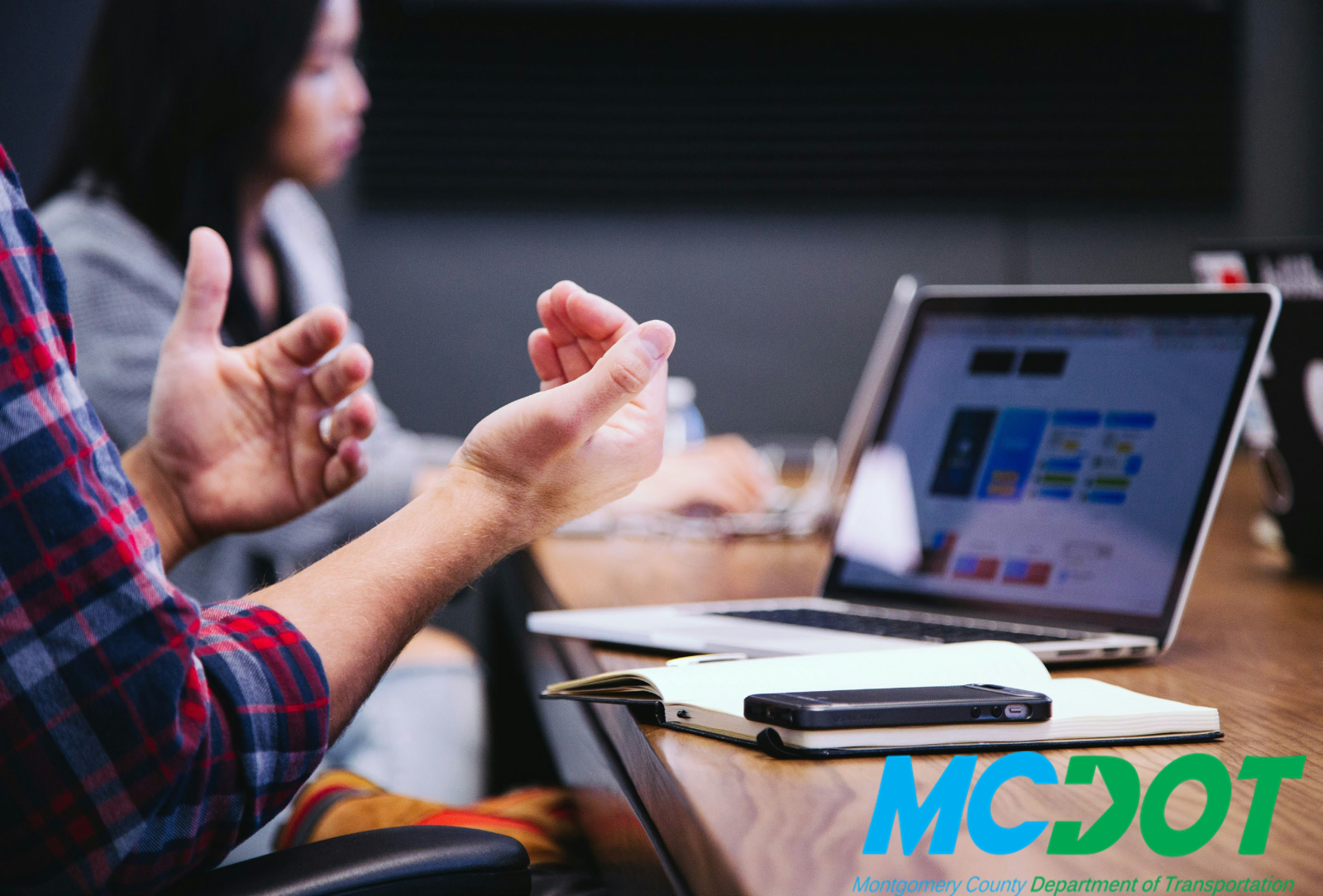 Photo of an ABS delivery truck with Visit Montgomery's Tastemakers Trail advertising.