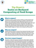 Tip Sheet 1: Basics on Backyard Composting of Food Scraps - English