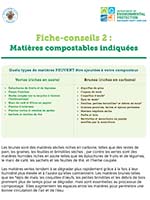 Image: Tip Sheet 2: Acceptable Food Scraps Compostable Materials - French