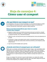 Image: Tip Sheet 4: How to Use Compost Made From Food Scraps - Spanish