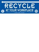 Recycle At Your Workplace Decal (SORRT) - OUT OF STOCK per Sarah M.