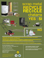 Image: Recycle Scrap Metal / Recicle Chatarra Poster: SORRT