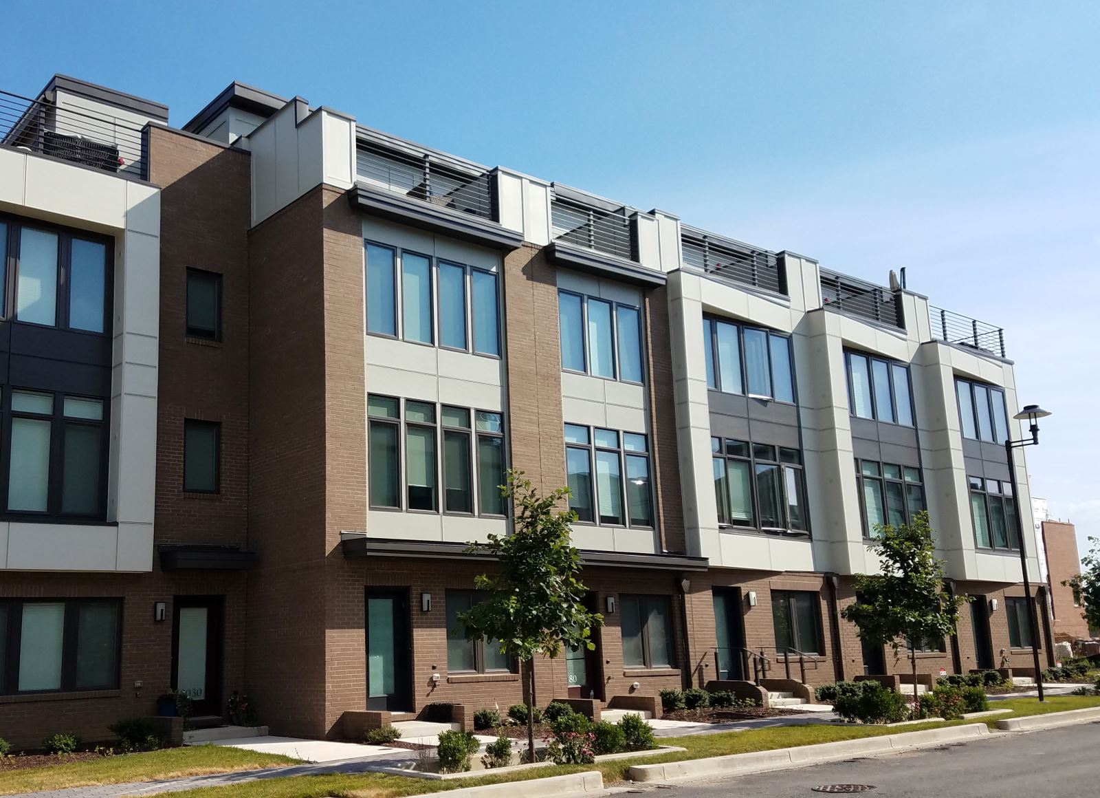 Completed Townhomes, July 2018