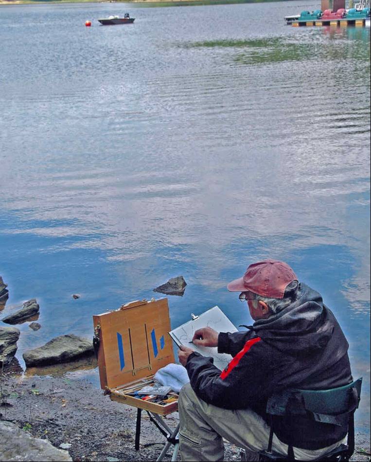 Needwood's Beauty Captivates Artist