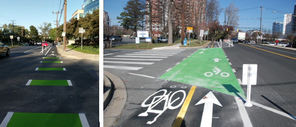 1 and 2 Way Separated Bike Lanes