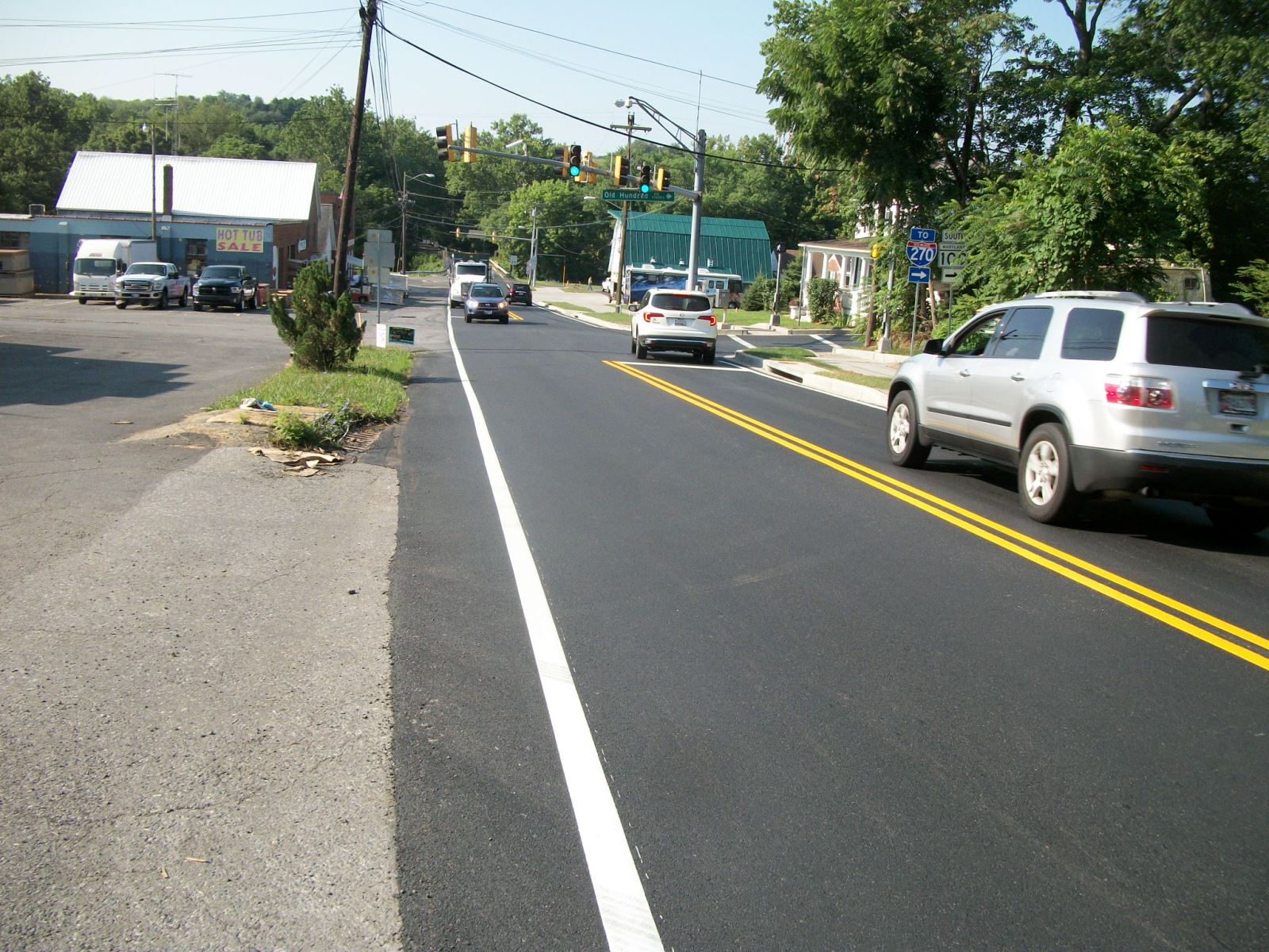 MD 355 Sidewalk (Hyattstown)