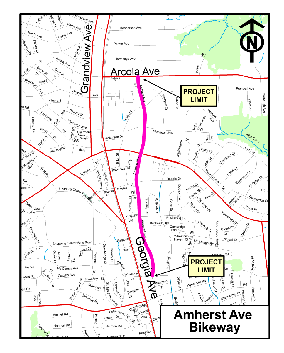 Amherst Avenue Bikeway