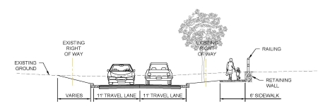 Alternative 1 Typical Section