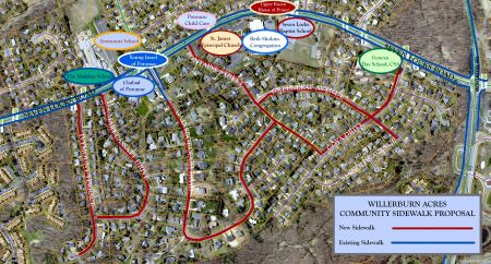 rock creek forest sidewalk project vicinity map