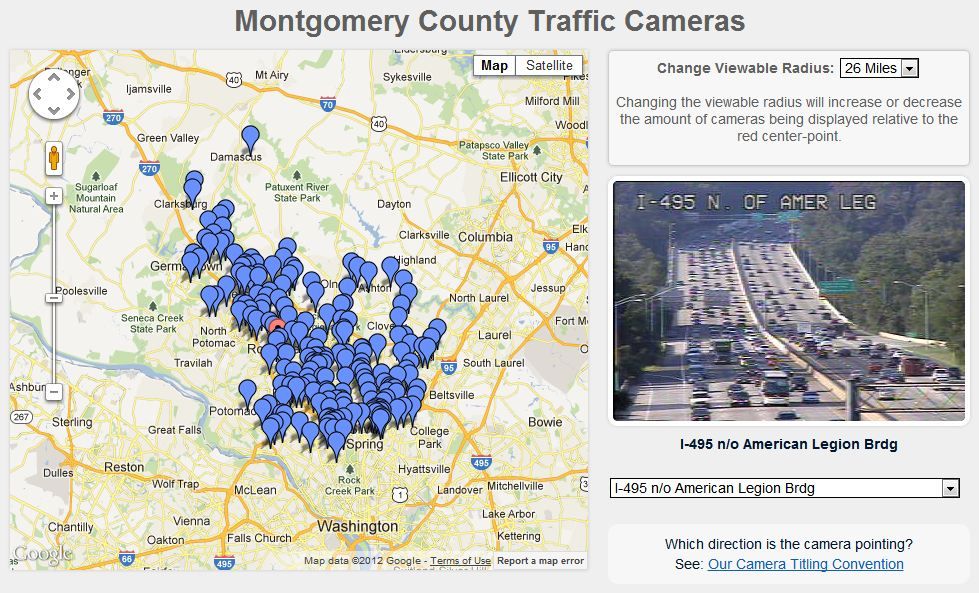 Maryland Roads Chart