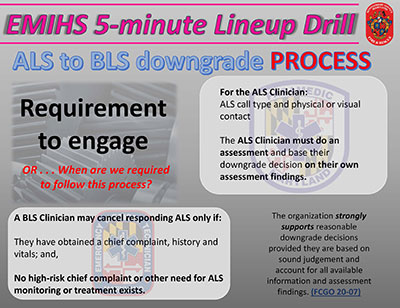 Thumbnail of ALS to BLS Downgrade Requirement to Engage document