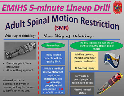 Thumbnail of Adult Spinal Motion Restriction (SMR) document