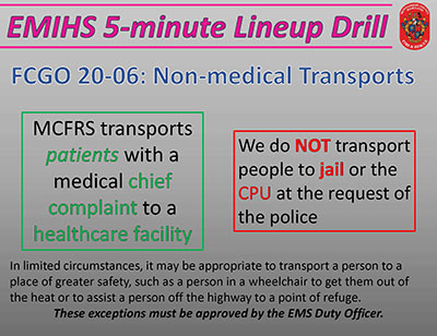 Thumbnail of Non-Medical Transports document