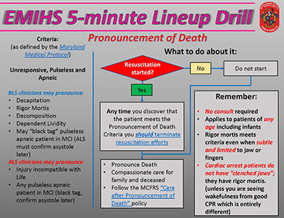 Thumbnail of Pronouncement of Death document