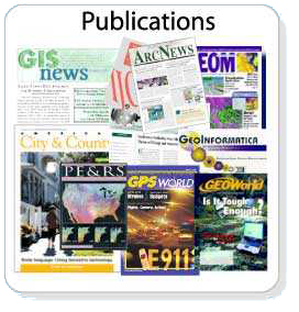 collage of GIS publications