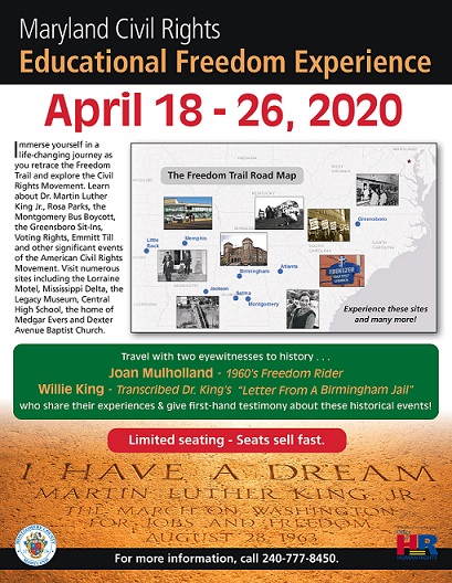 2020 Civil Rights Educational Freedom Tour