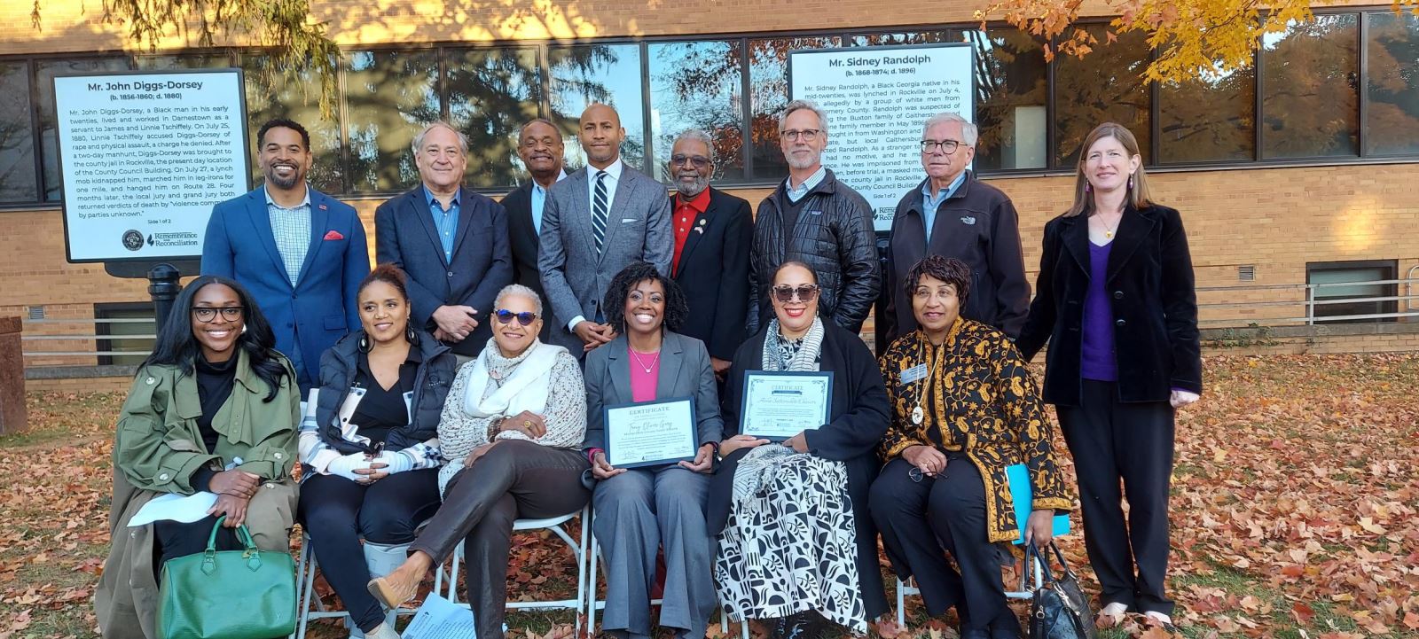 Marker dediction ceremony attendees