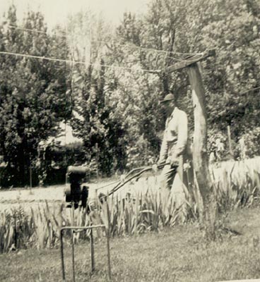 Raymond Smith gardening