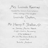 wedding invitation