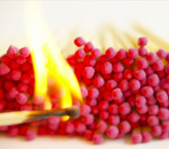 Playing with fire - photo of matches 