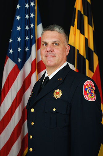 Timothy Burns in Class A uniform