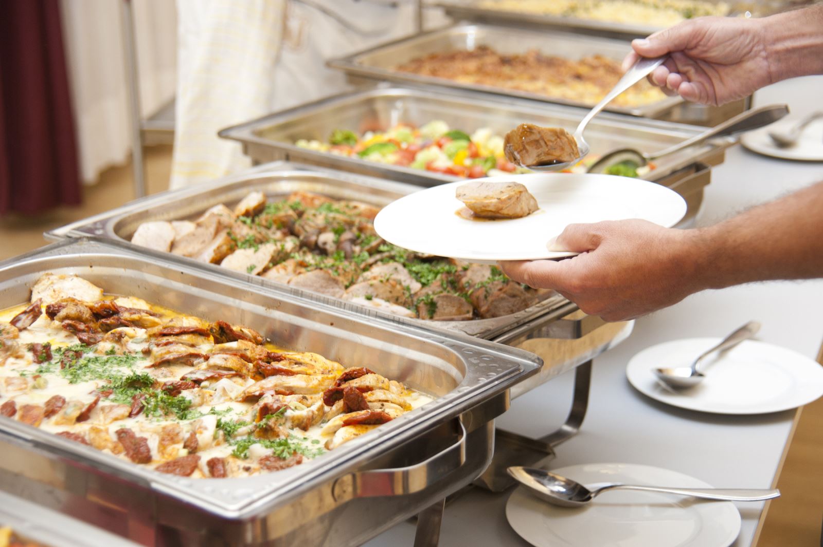 catered buffet