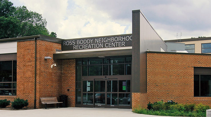 Entrance - Ross Boddy Community Recreation Center