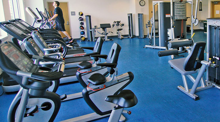 Exercise and weight room - Wisconsin Place Community Recreation Center