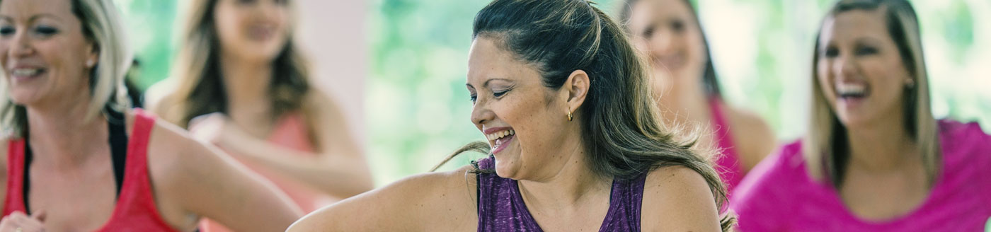 women in exercise class
